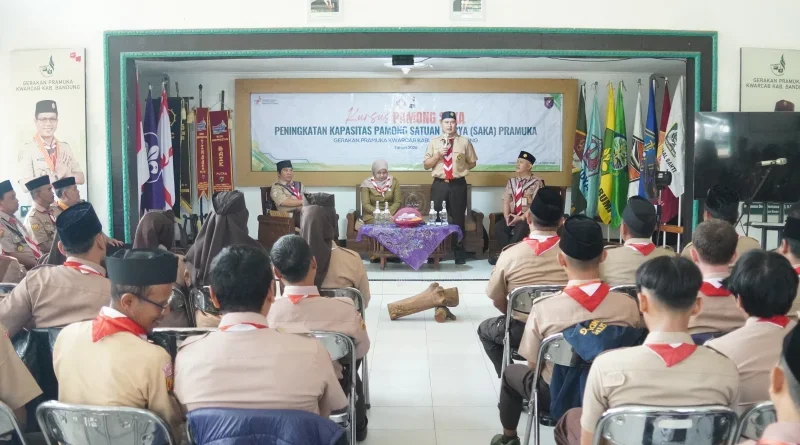 Kwarcab Kabupaten Bandung Gelar Kursus Pamong Saka Tingkat Cabang